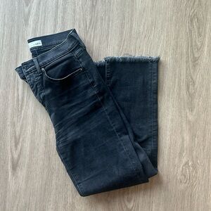 Loft High Waist Straight Crop Jeans